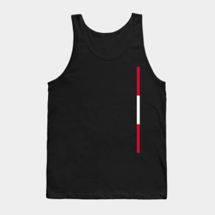 Austria Flag - Style Stripe Tank Top